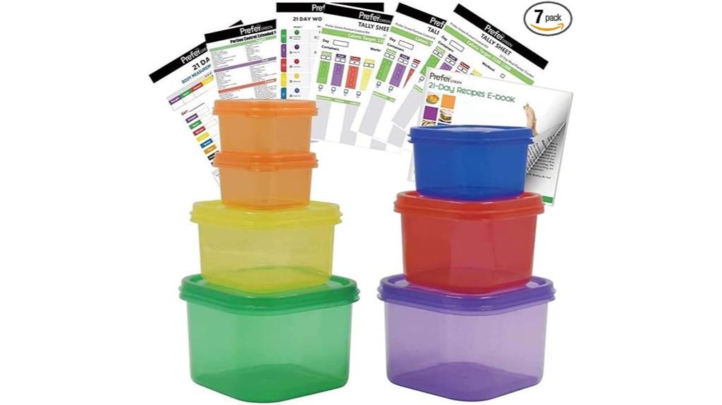 portion control container set