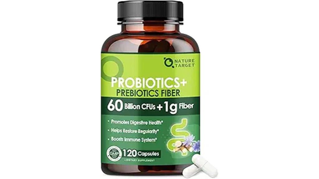 prebiotic fiber with probiotics
