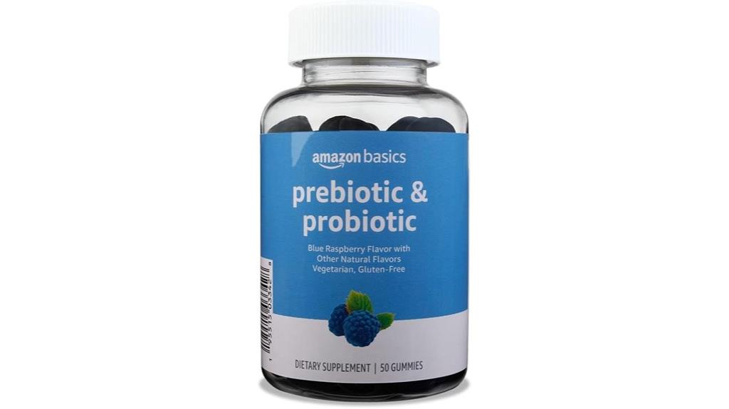 prebiotic probiotic gummy supplement