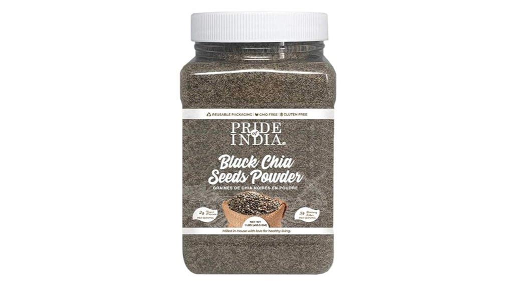 premium black chia seeds