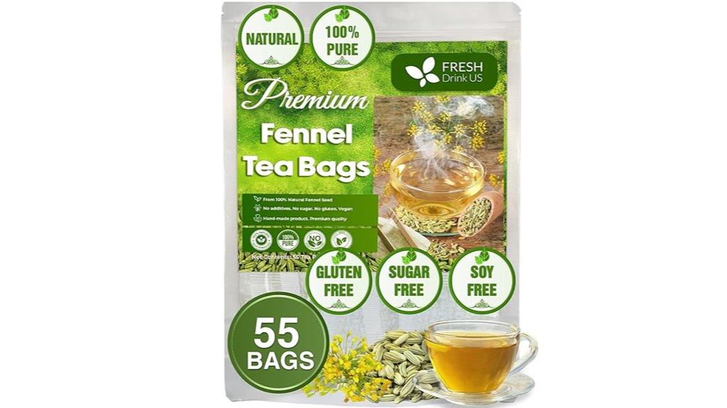 premium fennel tea bags