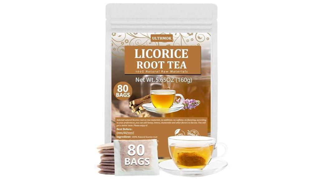 premium licorice tea bags
