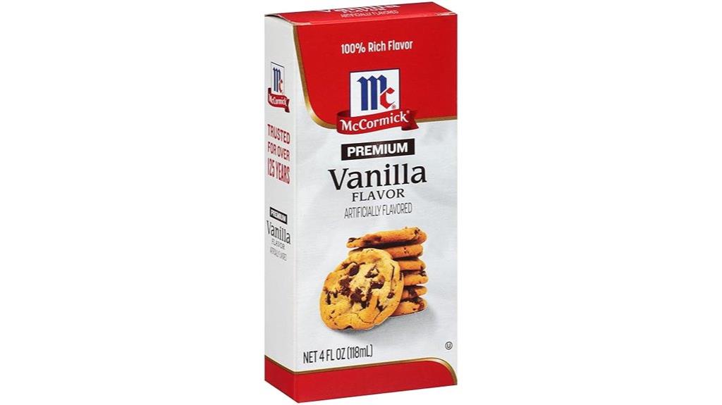 premium vanilla flavor 4 fl oz