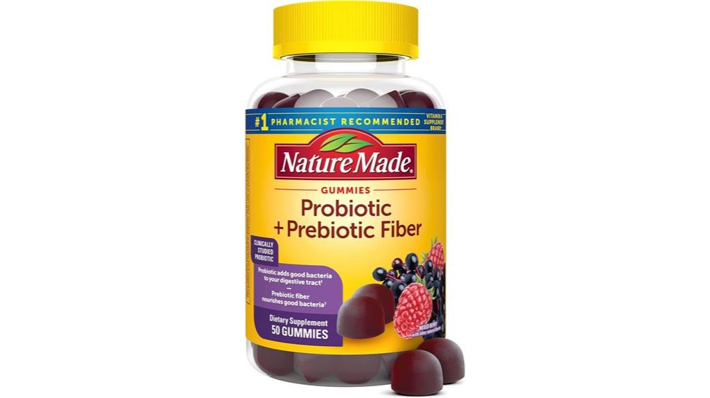 probiotic prebiotic gummy supplement