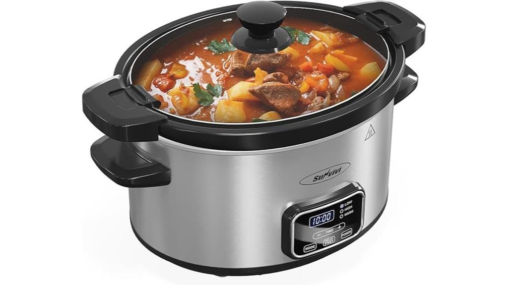 programmable slow cooker lock