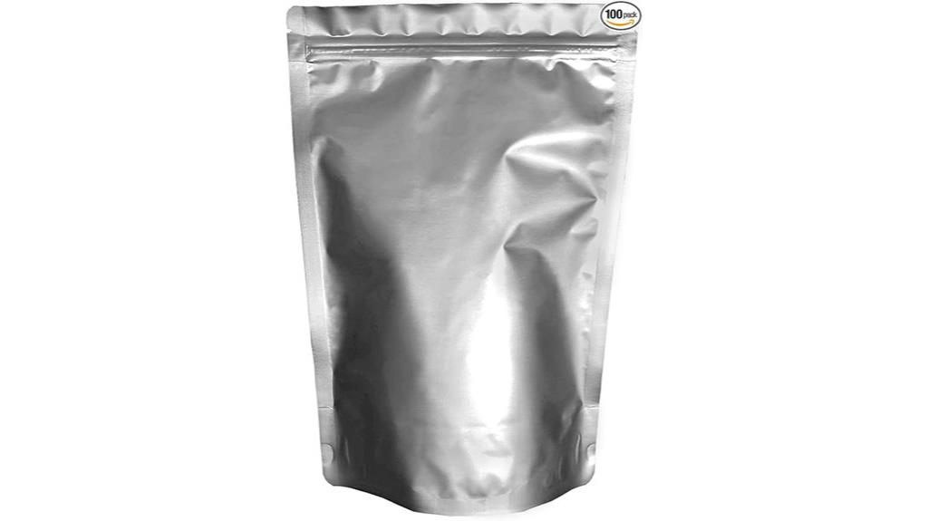 quart sized resealable pouches