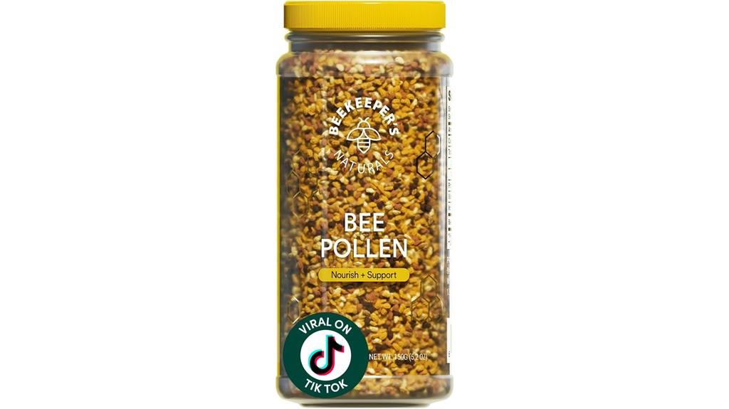 raw bee pollen granules