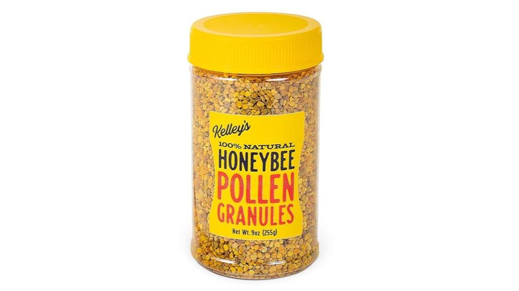 raw bee pollen granules