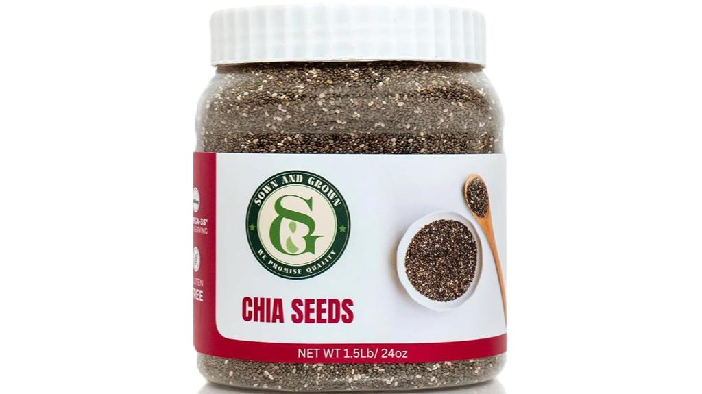 raw chia seeds 1 5 lb