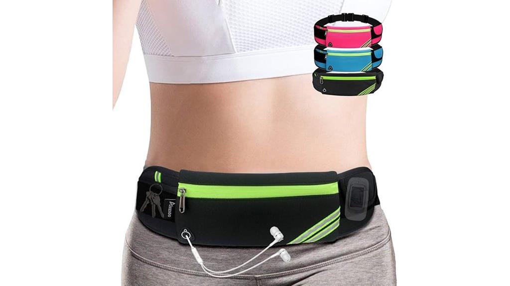 reflective fitness waist pack