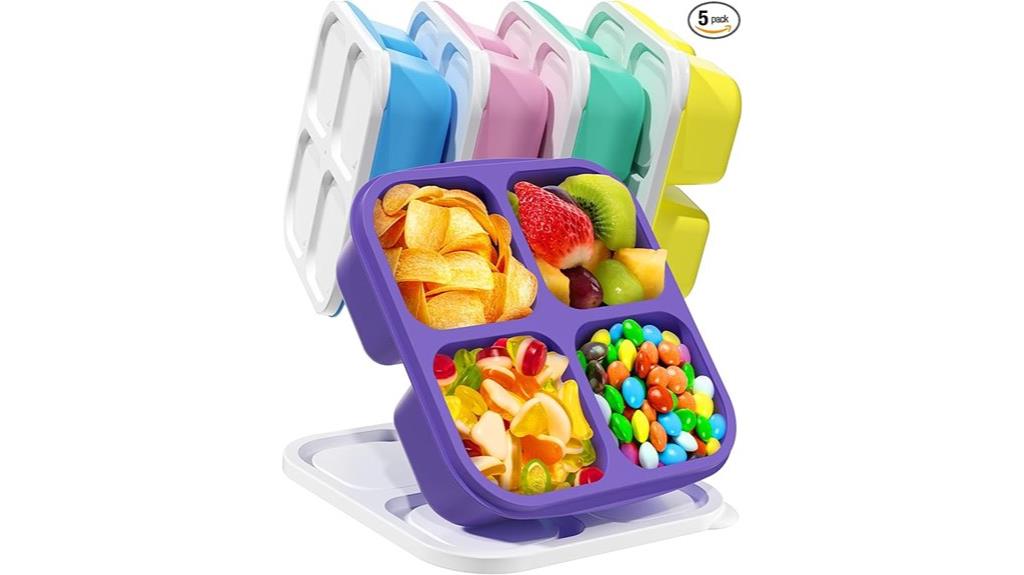 reusable bento snack containers