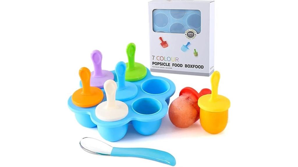 reusable silicone ice pop molds