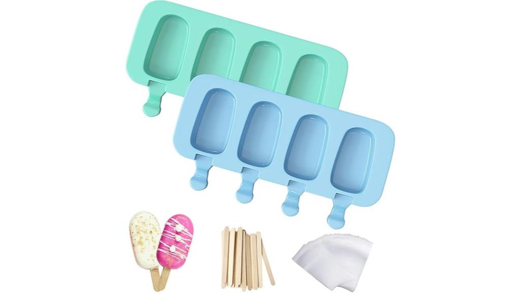 reusable silicone popsicle molds