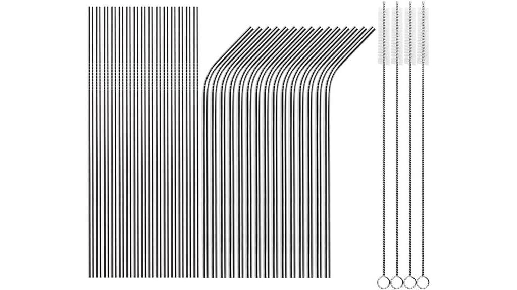 reusable stainless steel straws