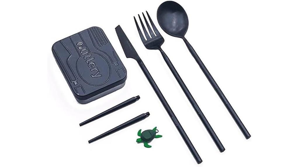 reusable stainless steel travel utensils