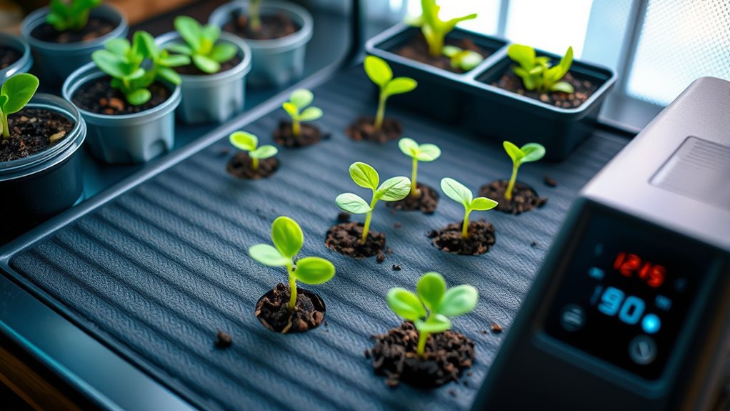 seed mat size control