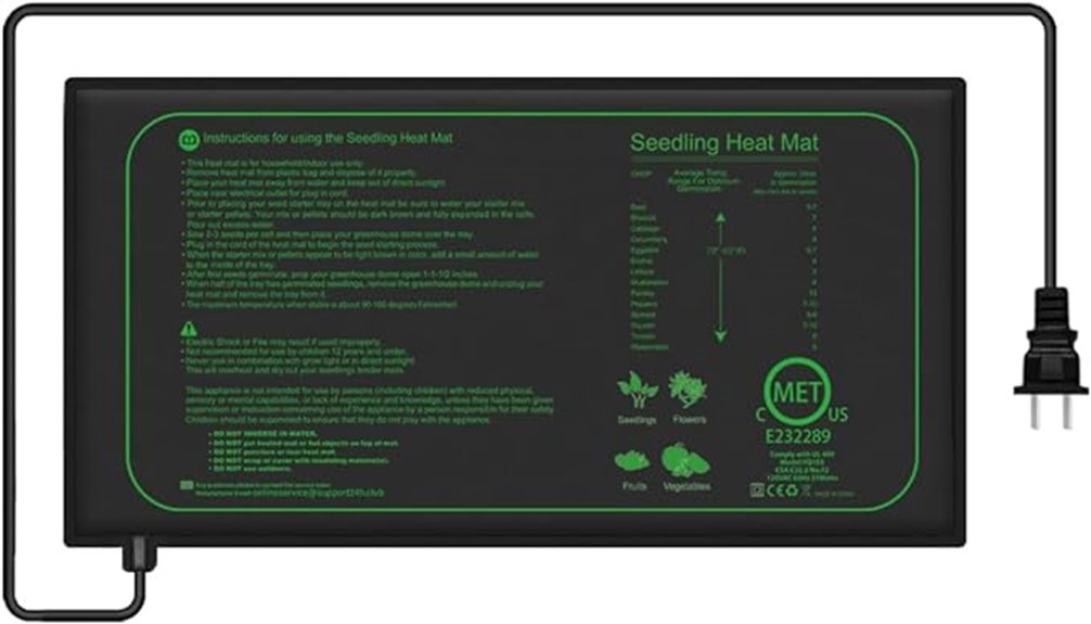 seedling heat mat pack