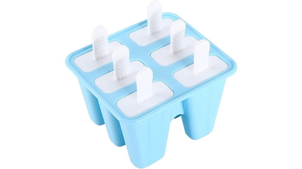 silicone 6 piece ice molds