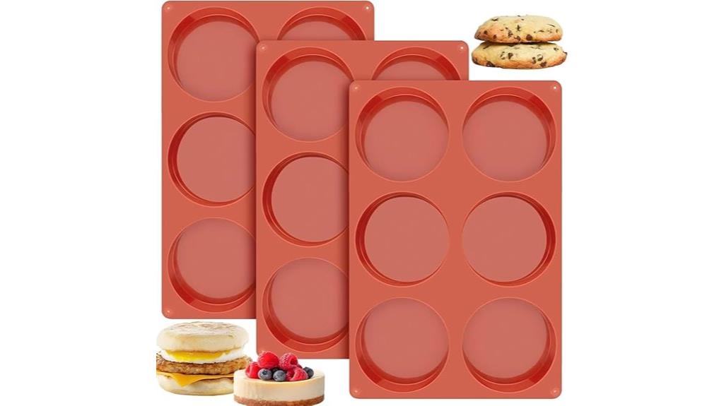 silicone egg molds pack