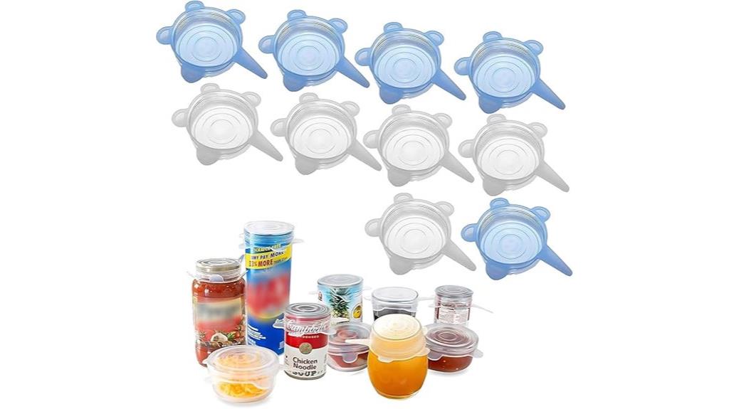 silicone food can lids