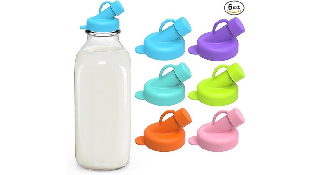 silicone milk bottle caps