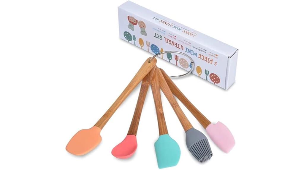 silicone spatula set