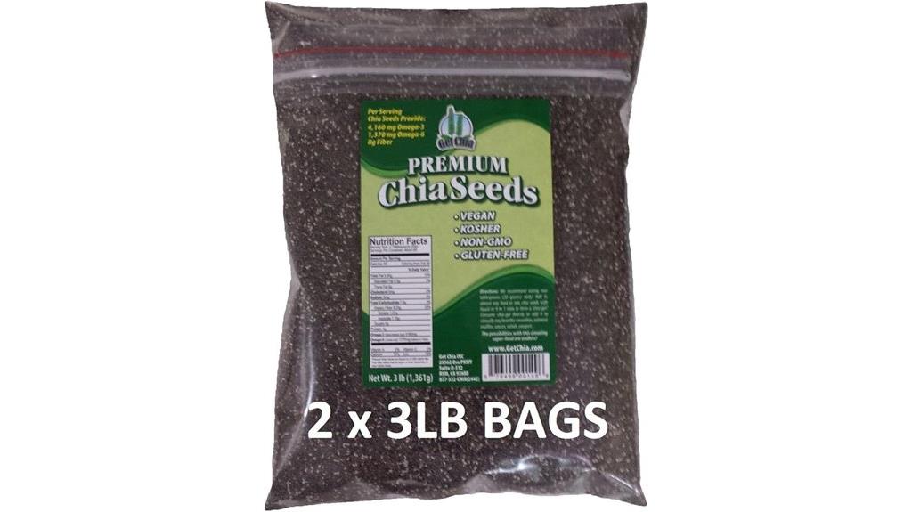 six pound organic chia