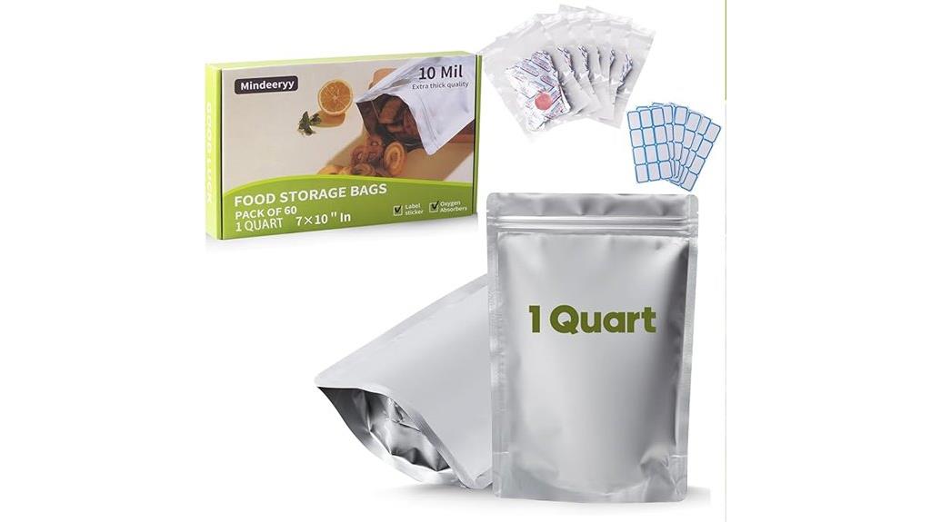 sixty quart food storage bags