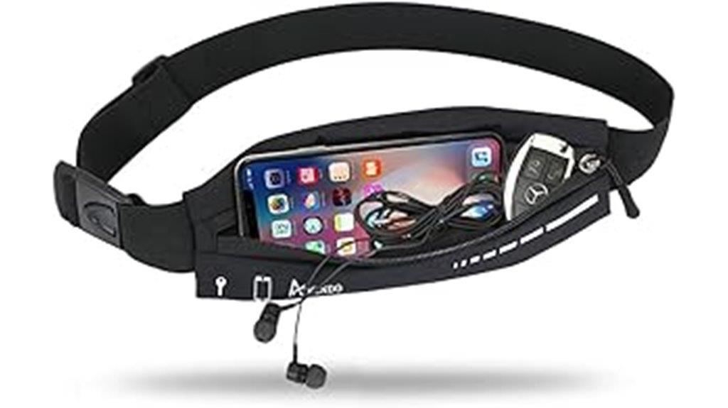 slim waist running pack