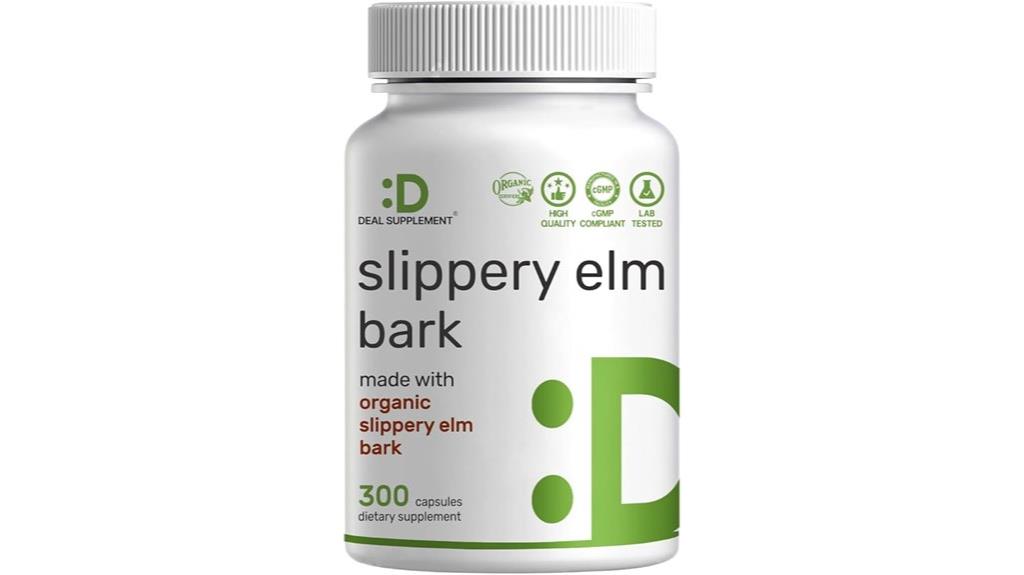 slippery elm capsules 300 pills