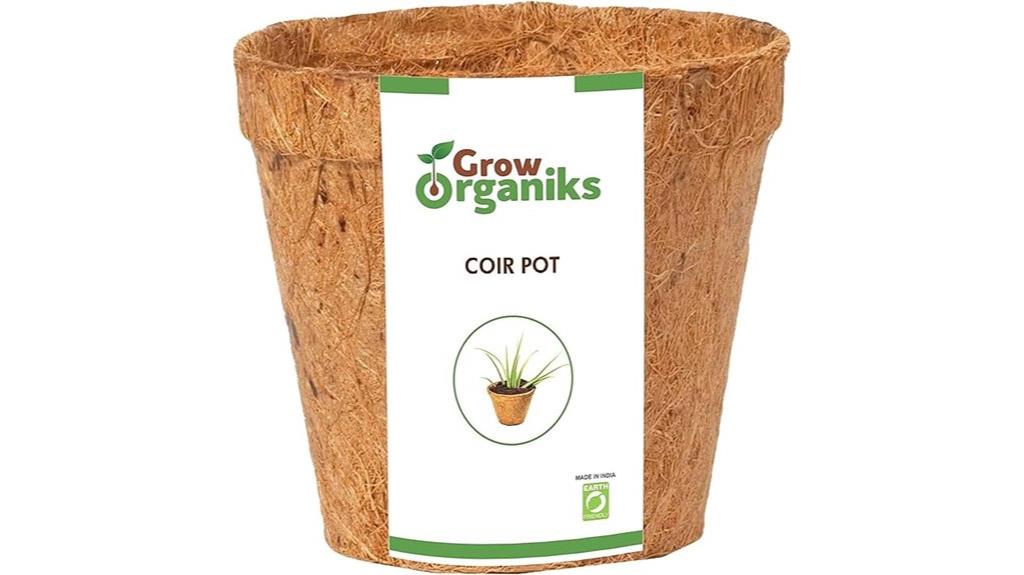 small coco coir pots