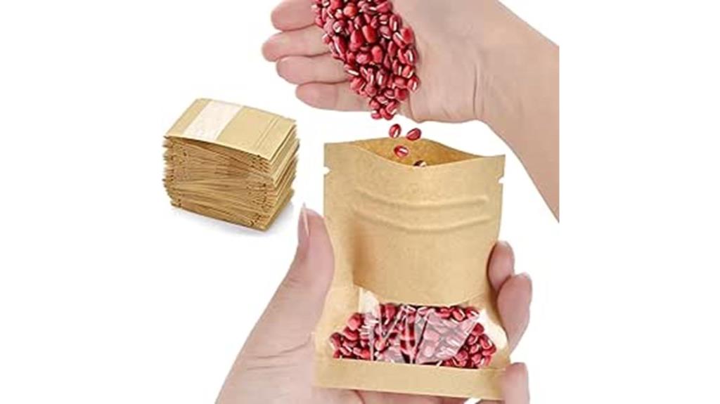 small resealable seed envelopes