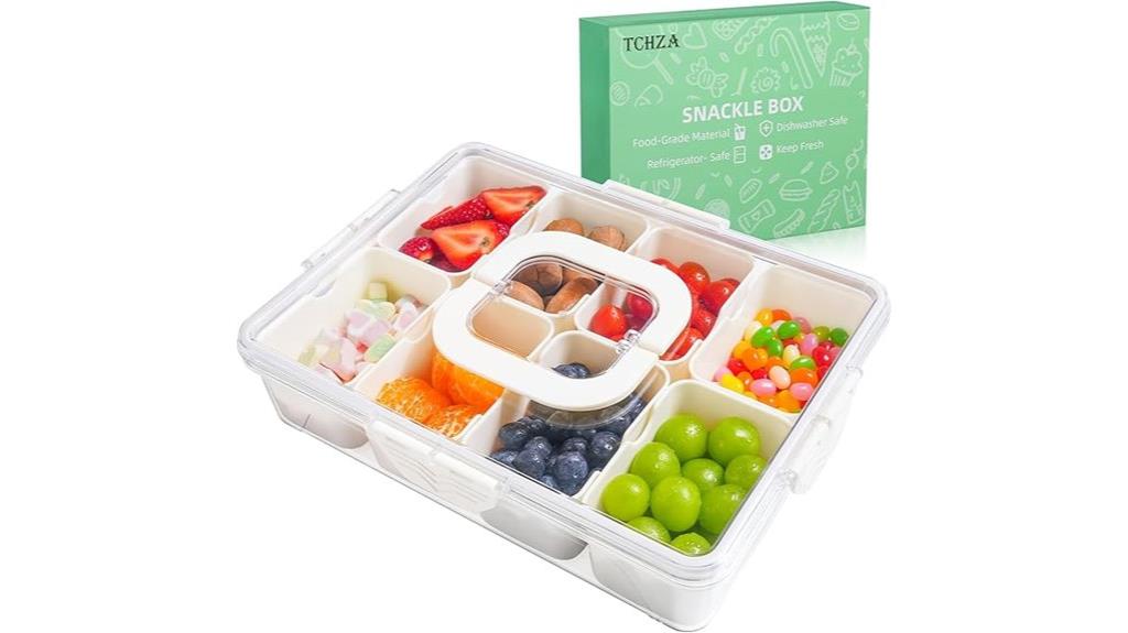 snack storage with lid