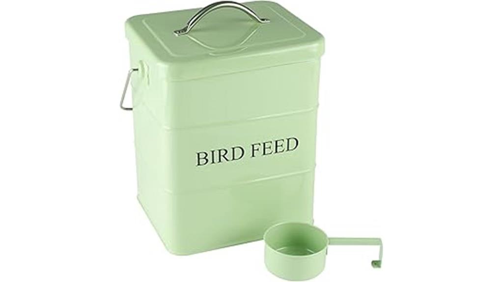 squirrel proof bird seed storage