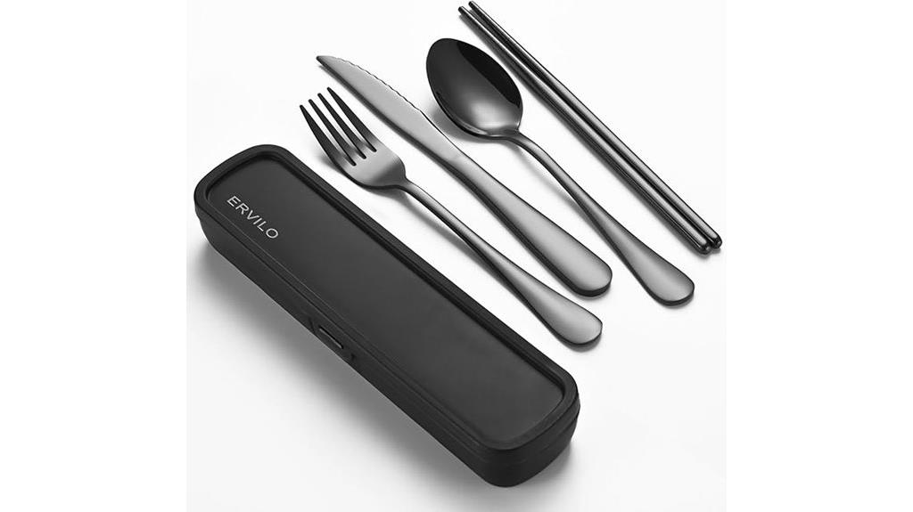 stainless steel camping cutlery