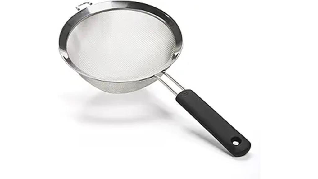 stainless steel double strainer