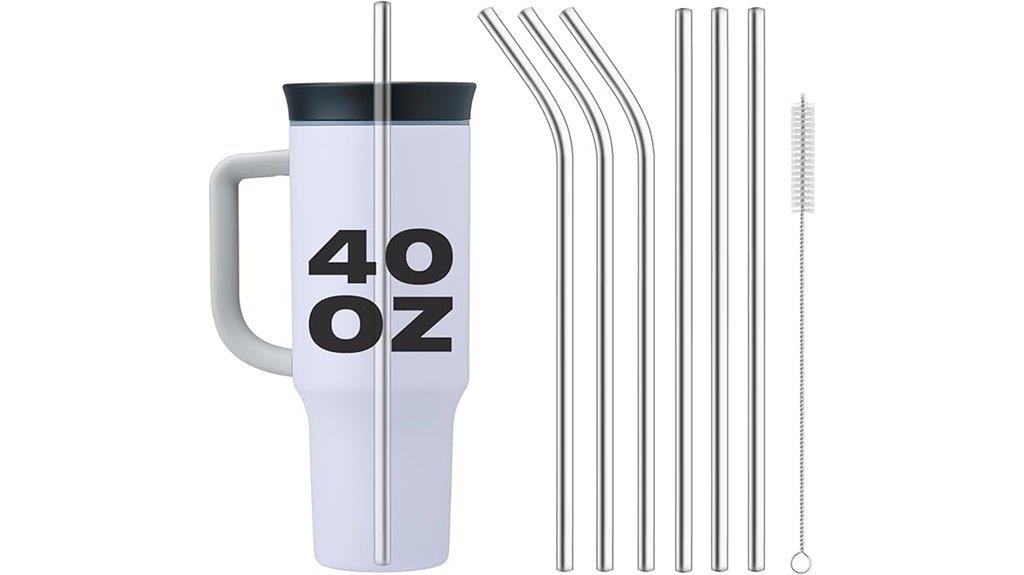 stainless steel owala straws