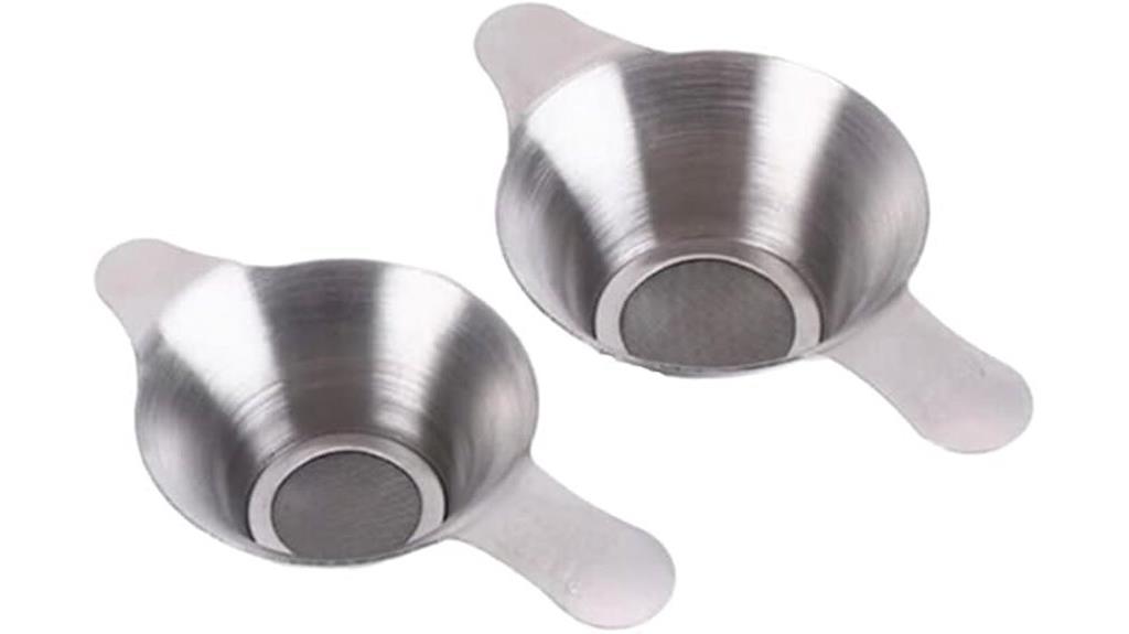 stainless steel tea strainers
