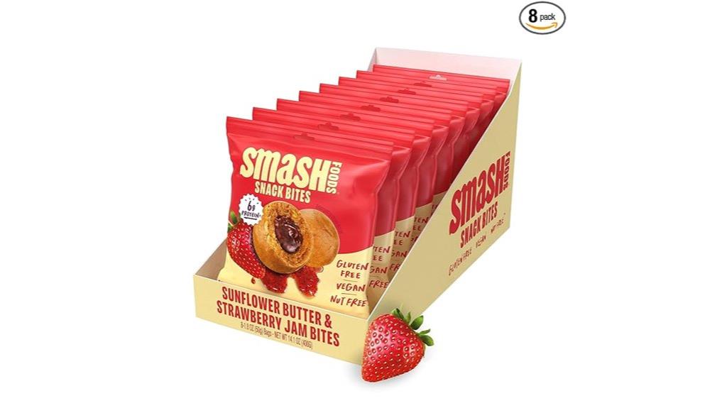 strawberry energy bites pack