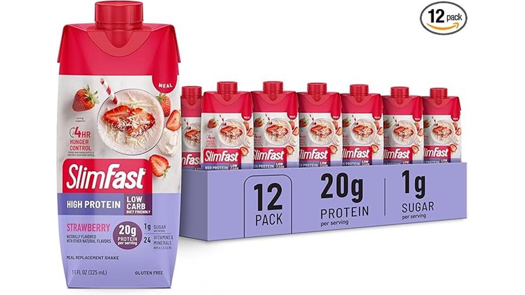 strawberry slimfast protein pack