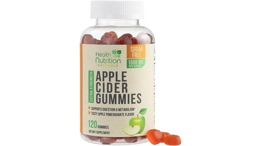 sugar free apple cider gummies