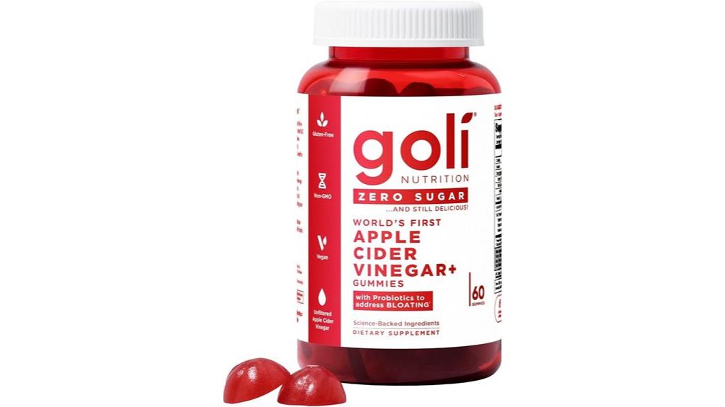sugar free apple cider vinegar gummies