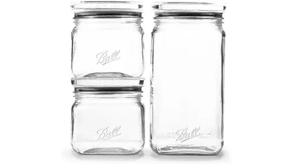 three ball jar set