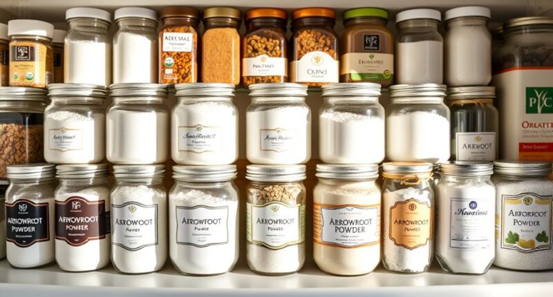 top arrowroot powders list