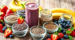 top chia flax smoothie boosters