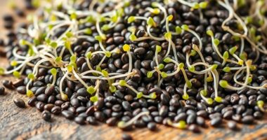 top fresh sprouted chia