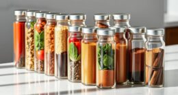 top glass spice jar selection