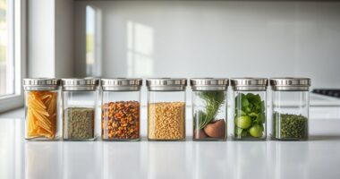 top glass storage choices