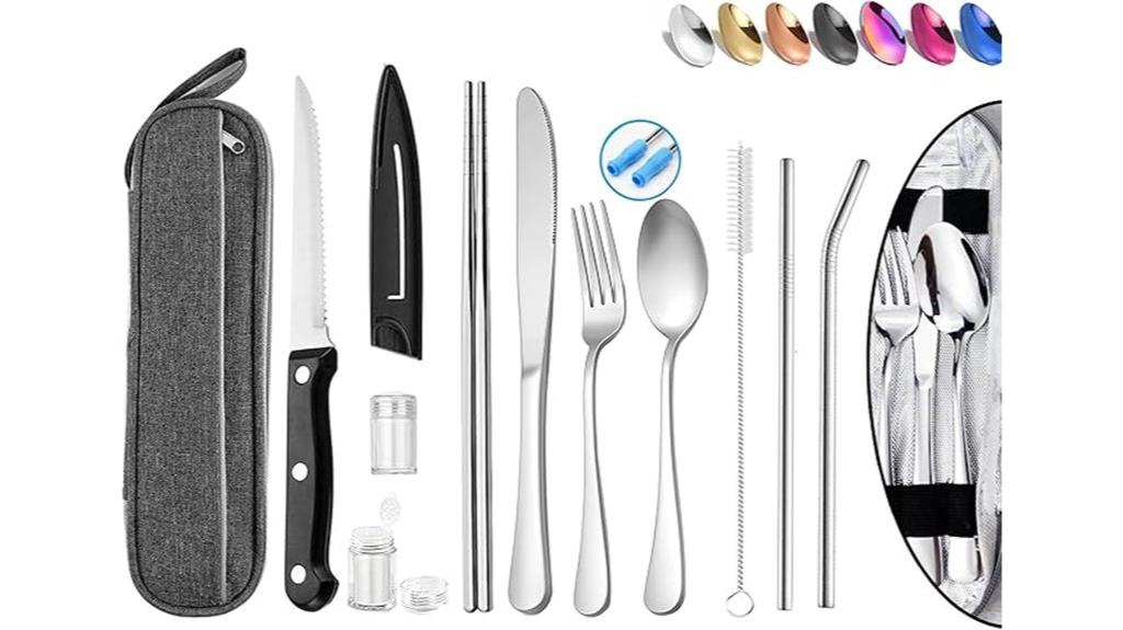travel utensil set case