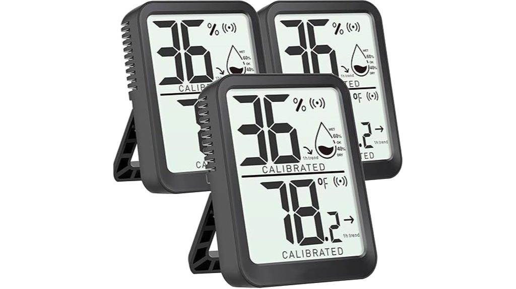 triple indoor climate monitors